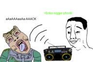 2soyjaks ack alien blood bloodshot_eyes brain crying dead erika glasses greentext hair mars_attacks music nigger open_mouth phone pun radio roblox smile text tongue topps variant:bernd variant:chudjak yellow_teeth // 1156x773 // 213.3KB