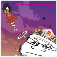 coco_(ongezellig) graduation_(kanye_west_album) kanye_west maya_(ongezellig) mymy ongezellig soot soyjak_party subvariant:feralsquirrel subvariant:neutralplier subvariant:wholesome_soyjak trend:squirreljakking variant:feraljak variant:gapejak variant:markiplier_soyjak variant:soyak // 1048x1048 // 681.7KB