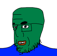 glasses smile soyboy stubble terry_davis variant:holyjak wrinkles // 1067x1050 // 11.6KB