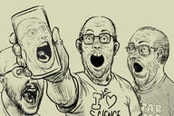 4soyjaks arm balding clothes drawing ear hair hand heart i_love mustache open_mouth pencil_drawing phone redraw soyjak stubble text variant:unknown // 1500x1000 // 446.9KB