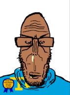 angry astrofene_(namefag) award beard brown_skin crimean_tatar crying euromutt european flag flag:crimean_tatar glasses half_open_mouth meta:op_took_a_selfie_of_xerself most_obsessed_faggot_award mutt red_eyes shitskin subvariant:euromutt sweater variant:markiplier_soyjak // 594x797 // 50.8KB