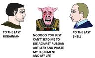 animal azov_battalion bloodshot_eyes crying ear nordic_chad open_mouth pig russo_ukrainian_war soyjak stubble text variant:markiplier_soyjak vladimir_putin volodymyr_zelenskyy // 1492x918 // 532.9KB