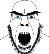 angry animated beard blue_eyes ext=gif glasses mouth_open moving sharp_teeth spinning stubble subvariant:modern_cobson the_lawnmower_man user=Albert variant:cobson // 721x789 // 198.5KB