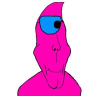 closed_mouth doll_(user) euromutt glasses one_eye pink_skin subvariant:Eliot subvariant:euroaryan subvariant:euromutt variant:markiplier_soyjak variant:unknown // 1280x1280 // 264.1KB