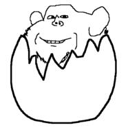 ear egg oekaki redraw smile soyjak stubble variant:impish_soyak_ears // 545x563 // 5.7KB