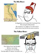 china clothes crying egypt hand hat its_over map nile_river pharaoh pointing smug subvariant:chudjak_front text variant:chudjak variant:smugjak yellow_river // 828x1088 // 641.1KB