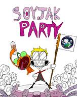 Nothing_is_beyond_our_reach autism bald beard cartoon drugs flag froot galaxy_gas glasses invader_zim nate post soyjak_party // 1015x1280 // 505.7KB