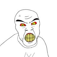 v_4chan 4chan angry no_glasses no_stubble oldfag red_eyes teeth v_(4chan) v_tan variant:feraljak vein // 1000x1000 // 18.2KB