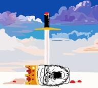 album_cover george_condo kanye_west music painting power single_cover variant:a24_slowburn_soyjak // 674x609 // 50.0KB