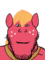 ear freckles hair happy my_little_pony pony smile subvariant:impish_plier_ears variant:impish_soyak_ears variant:markiplier_soyjak // 600x800 // 17.5KB