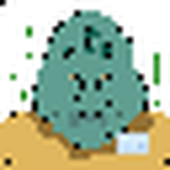 32x32 angry fat forehead_mark green_skin lips meta:namefags pixel_art red_eyes speech_bubble_empty squid stink_lines sweating trevor(user) variant:disgusting_trevorcreature variant:unknown // 32x32 // 537