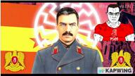 aryan ba'athism blue_eyes buff coat_of_arms eagle edit flag flag:spain hyperborea joseph_stalin kapwing mustache nazbol pedro_sanchez psoe schizoposting socialism song:god_syria_and_bashar sonnenrad spain subvariant:muscular_chud variant:chudjak waving_flag // 1280x720, 38s // 6.1MB