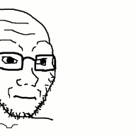 animated beanie clothes glasses hat laser meme open_mouth playstation soyjak steam stubble variant:soyak xbox yellow_skin // 726x400 // 264.6KB