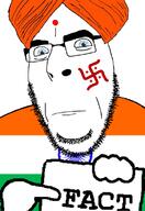 aryan blue_eyes countrywar fact flag:india hindu hinduism india indian indo-aryan series:countryaryan_gem! swastika turban variant:cobson // 414x602 // 226.7KB