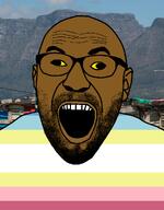 black_skin brown_skin flag:minor_attracted_person glasses map_(pedophile) meta:tagme nigger open_mouth pedophile shitskin stubble third_world variant:cirrus yellow_eyes // 800x1024 // 486.7KB