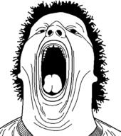 clothes hair open_mouth soyjak template tongue variant:phillip // 680x769 // 127.3KB