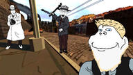 1950 50s a10_eyes angry aryan black_vest blond blue_eyes blue_shirt buff closed_mouth clothes fallen_aces_(video_game) frown glasses goons hair machine_gun machine_gun_mook mafia mike_thane pipe_wielding_mook punisher_face scrap_yard soyjak stubble subvariant:henraryan subvariant:henry suit template thompson_submachine_gun thug tommy_gun variant:feraljak variant:gapejak variant:markiplier_soyjak video_game white_skin // 1920x1080 // 1.1MB