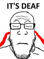 blood closed_eyes closed_mouth deaf glasses its_over soyjak stubble text variant:markiplier_soyjak // 600x800 // 19.2KB