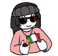 art burning closed_mouth ear eyelashes female glasses happy headband italy lighter long_hair smile soyjak sunglasses variant:soytan // 350x339 // 63.1KB