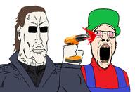 bambi_(moldygh) blood bloodshot_eyes dave_and_bambi dead dnb drill friday_night_funkin' gore horror michael_myers rotten_teeth subvariant:muscular_chud total_bambi_death variant:chudjak variant:unknown // 1439x980 // 253.8KB