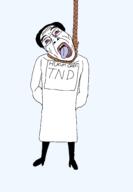 ack adnan_menderes balding bloodshot_eyes clothes crying full_body glasses hair hanging open_mouth rope soyjak text tongue total_nigger_death variant:bernd // 2012x2908 // 407.2KB