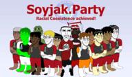 qatan Nothing_is_beyond_our_reach arab asian award black blond brown_hair central_intelligence_agency dan frog full_body glasses glowie hair indian judaism kike logo nate pepe race soybooru soyjak_party stubble that_one_fucking_picture_of_nate_being_a_smug_little_bastard variant:chudjak variant:impish_soyak_ears variant:soyak white // 3098x1805 // 1.1MB