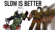 2soyjaks 3d_model armor axe bald big_lips closed_mouth fast futuristic glasses halo_(video_game) helmet master_chief mobility_scooter quake rifle scooter shooter shredded_nerd slow stubble subvariant:chudjak_front subvariant:wholesome_soyjak thumbnail variant:chudjak variant:gapejak video_game // 1080x597 // 169.1KB