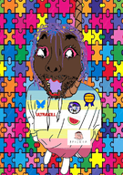 autism award bluesky brown_skin deformed family_guy flag:minor_attracted_person flag:petoria full_body hair joyjak lipstick omori open_mouth queen_of_spades stubble tranny ultrakill variant:derpson watermelon yellow_teeth // 959x1363 // 1.6MB