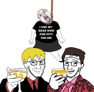 ack hanging holding_drink holding_glass holding_object nate nill rope smile smug tranny variant:bernd variant:soyak // 1772x1728 // 427.8KB