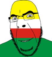 country flag flag:lubusz full_head glasses hair looking_at_you lubusz open_mouth poland smile soyjak stubble teeth text variant:cobson voivodeship // 775x849 // 20.6KB