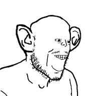 close ear grin neck no_glassess series:impishjaks smile soyjak stubble subvariant:impish_esam teeth_showing transparent_background variant:esam // 443x474 // 7.4KB