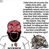 angry arm beard cable clothes fume glasses heart i_love open_mouth red science soyjak subvariant:science_lover text tshirt variant:markiplier_soyjak // 720x716 // 50.2KB