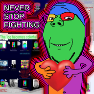 amphibian arm bald catalog color eyebrows frog glasses glowing hand heart holding_heart holding_object looking_at_you multiple_soyjaks nas:gigachad nas:pepe never_stop_fighting nipple nose pepe_the_frog screenshot smile stubble subvariant:wholesome_soyjak teeth text trend:colorjak variant:a24_slowburn_soyjak variant:cobson variant:gapejak variant:smugjak wrinkles // 1080x1080 // 741.7KB