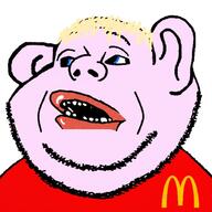 americaryan americuck aryan blond blue_eyes mcdonalds pink_skin subvariant:impaish white // 1024x1024 // 346.5KB