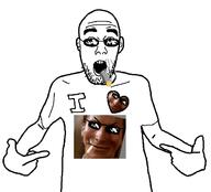 american_psycho arm blunt clothes ear glasses hand heart i_love patrick_bateman pointing smug soyjak stubble sunglasses variant:shirtjak // 618x559 // 81.2KB