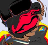 artist:crimsonvoidhydra1488 autism award background black_skin closed_mouth dead discord distorted faggot flag:minor_attracted_person gun hanging heart map_(pedophile) nigger pedophile red_text rope sbtc sbtccuck sbtcpedo smile streamyard subvariant:chudjak_front text variant:chudjak // 1920x1798 // 1.3MB
