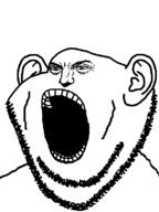 ear open_mouth punisher_face soyjak stubble variant:impish_soyak_ears // 598x800 // 30.8KB