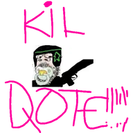 anti_quote baby babyjak caca facial_hair gun made_in_2_seconds oekaki pacifier propaganda_poster small_eyes soldier subvariant:mustached_gapejak text variant:gapejak // 480x480 // 57.4KB