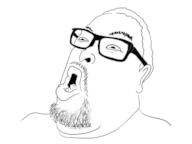 ear glasses hair open_mouth soyjak stubble variant:unknown // 1280x960 // 74.1KB