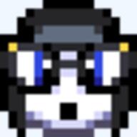 beanie blue_eyes blush glasses hair pixel_art variant:soytan // 48x48 // 582