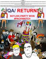 4chan 4cuck animal art artist australian bbc bible bible_quote bible_verse chicken christianity classical_art_parody clown clown_shoe coal colorful_hair crocodile dead dildo eugene_delacroix featured flag gem glasses god headlamp helmet holding_dildo holding_flag holding_gem holding_object holding_rope isaiah_(bible) isaiah_49:1 isaiah_49:2 isaiah_49:3 isaiah_49:4 isaiah_49:5 isaiah_49:6 israel jacob janny jews john_(bible) john_13:21 john_13:22 john_13:23 john_13:24 john_13:25 john_13:26 john_13:27 john_13:28 john_13:29 john_13:30 john_13:31 john_13:32 john_13:33 john_13:36 john_13:37 john_13:38 judaism judas kangaroo la_liberté_guidant_le_peuple lgbt_(4chan) lynching miner mining_helmet multiple_soyjaks paintbrush painter painting pencil peter pickaxe psalm_(bible) psalm_71:1 psalm_71:15 psalm_71:17 psalm_71:2 psalm_71:3 psalm_71:4 psalm_71:5 psalm_71:6 qa_(4chan) qa_fucking_won quiver simon_iscariot smile smug soyjak stubble subvariant:feralsquirrel subvariant:science_lover subvariant:soyak_(smug) subvariant:wholesome_soyjak sword the_great_cuckset tongue tranny trend:squirreljakking variant:a24_slowburn_soyjak variant:bernd variant:chudjak variant:cobson variant:feraljak variant:gapejak variant:impish_soyak_ears variant:markiplier_soyjak variant:soyak variant:tony_soprano_soyjak // 3000x3828 // 2.4MB