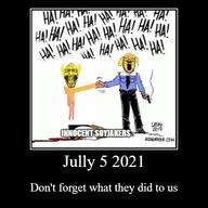 2021 2soyjaks blood cartoon clenched_teeth clothes comic dead dog ear firearm full_body glasses grin gun holding_gun holding_hand holding_object holding_pistol horn janny july july_5 laughing leftypol meme nage necktie open_mouth orange_skin penny_fitzgerald pennyposter pistol police soyjak stubble subvariant:nageplier text the_amazing_world_of_gumball variant:a24_slowburn_soyjak variant:markiplier_soyjak weapon yellow_skin // 500x500 // 142.6KB