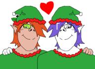 covered_eyes elf elf_hat femjak happy leaf orange_hair pooner purple_hair soyteen_liker_(namefag) subvariant:terryjak tan_skin terry_crews(namefag) variant:gapejak // 1932x1400 // 67.5KB