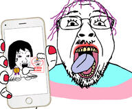 award awards foot glasses moid open_mouth phone stubble tranny variant:bernd variant:feraljak variant:soyak // 1170x969 // 241.0KB