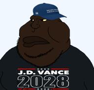 brown_skin clothes fat hair hat jd_vance maga nigger politics republican vance_2028 variant:meximutt // 878x839 // 200.9KB