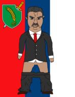 angry brown_skin closed_mouth clothes dimitrije_ljotic ear flag flag:serbia grey_hair hair logo looking_at_you micropenis mustache necktie nsfw penis political_party politics serbia shield small_penis soyjak subvariant:chudjak_front suit sword variant:chudjak wheat world_war_2 yugoslavia zbor // 1500x1947 // 163.2KB