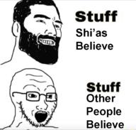 gigachad glasses islam open_mouth place_japan shia soyjak stubble text variant:soyak // 750x715 // 217.3KB