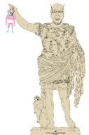 ack armor augustus bald beard beautiful blood classical_art_parody colorful confused dead detailed emperor feet_showing frown glasses hand_drawn hanging history looking_at_you nuvariant original rome soyjak statue traced tranny troon ttd variant:bernd variant:chudjak variant:cobson variant:troonjak // 1375x2080 // 10.9MB