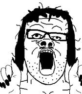 beard feminine glasses grease long_hair moustache mullet mustache nails nose nose_piercing numale nunumale open_mouth piercing sissy soyjak stubble template variant:a24_slowburn_soyjak // 454x520 // 31.0KB