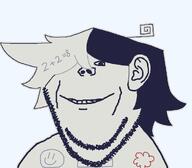 fpe fpegem fundamental_paper_education hair math redraw smile smiley_face soyjak stubble tree variant:impish_soyak_ears zip zip_(fundamental_paper_education) // 1000x873 // 29.6KB